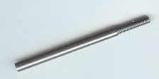 Stainless steel 2.25" x 3/16" with 15mm x 4mm thread